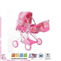 stroller Amazon hot selling stroller toys TOP 10 model dolls pram for girls fits doll 10-15'' baby doll buggy