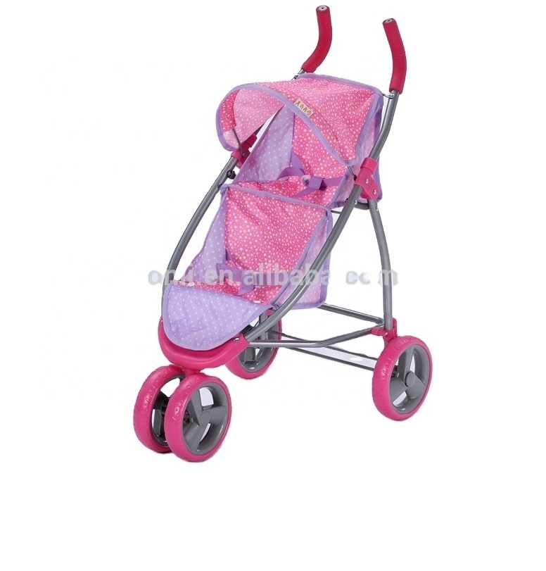 New style hot sales doll jogger  Baby Carriage Stroller Trolley Nursery Furniture Toys Doll Pretend Play Education