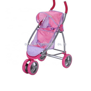 New style hot sales doll jogger  Baby Carriage Stroller Trolley Nursery Furniture Toys Doll Pretend Play Education