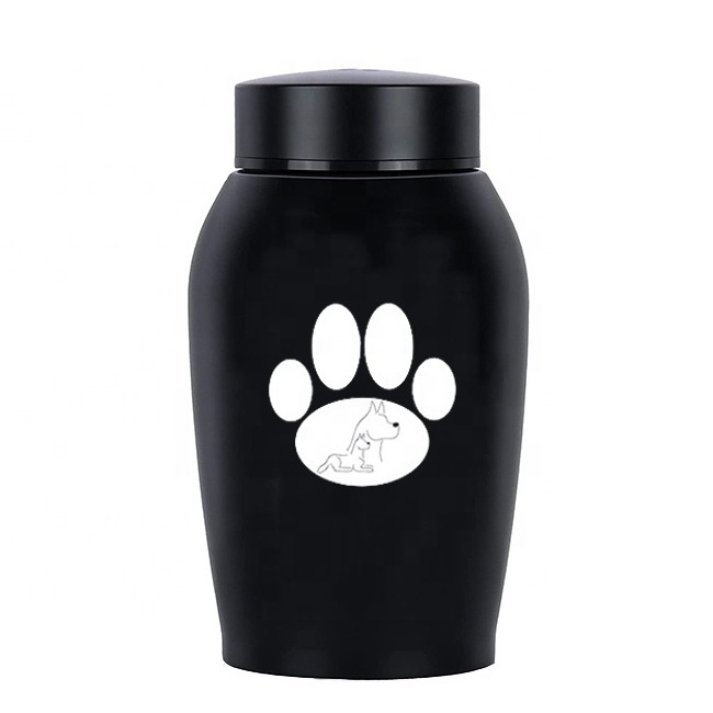 Large Size Cat Dog Memorial Gifts Cremation Urn Stainless Steel Wholesale Pet Urns For Ashes