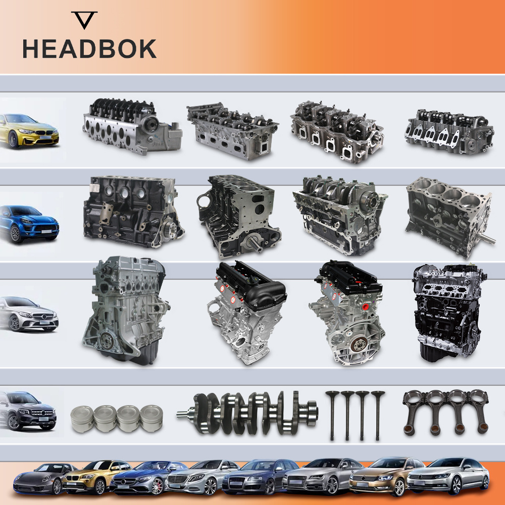 HEADBOK High Performance Parts piston for Mercedes Benz VW Hyundai Toyota Audi EA888 Engine Cylinder Liner Overhau Rebuildl Kits