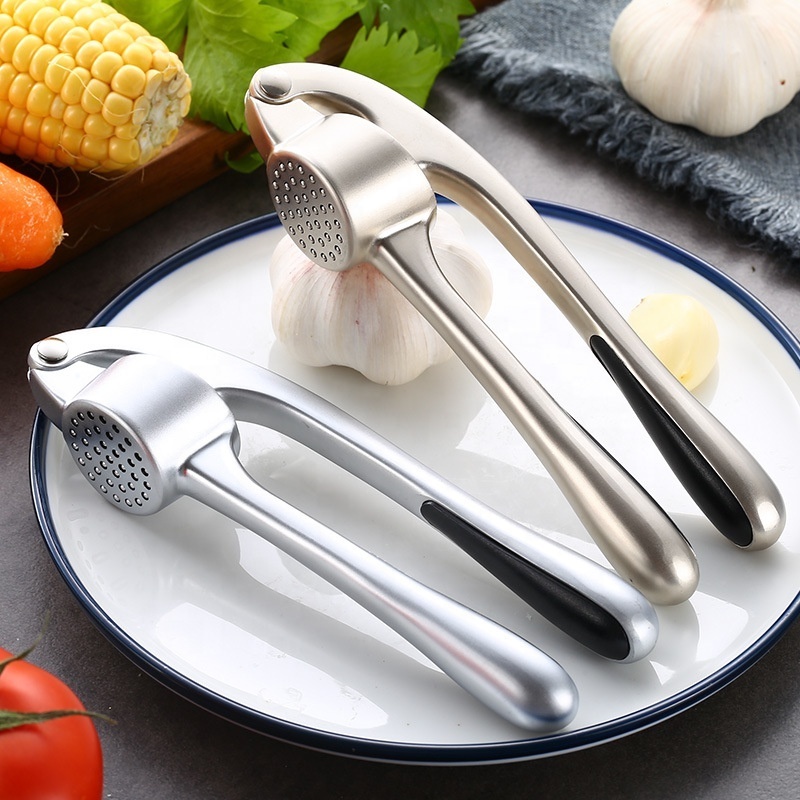 Home Easily Steel Slicer Kitchen Gadget Squeeze Tool Set Manuel Crusher Garlic Press