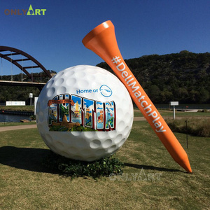 Outdoor Stainless Steel Metal Huge Large Golf Ball Sculpture