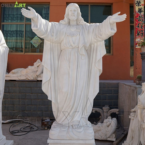 Large Religious Crucified Christ Famous Church Sculpture Life Size Natural White Marble Jesus Statues On Cross