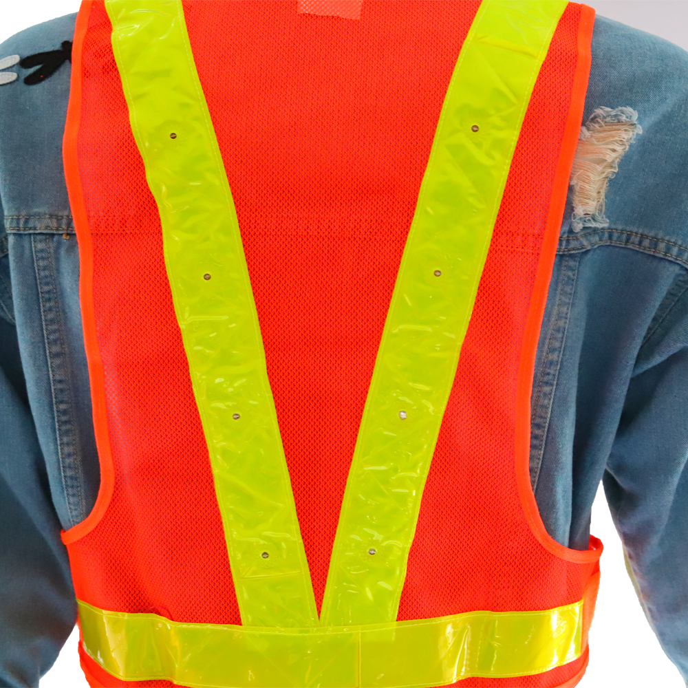 Factory Direct Sell High Quality LED Vest For Working Night Running LED Reflective Safety Vest