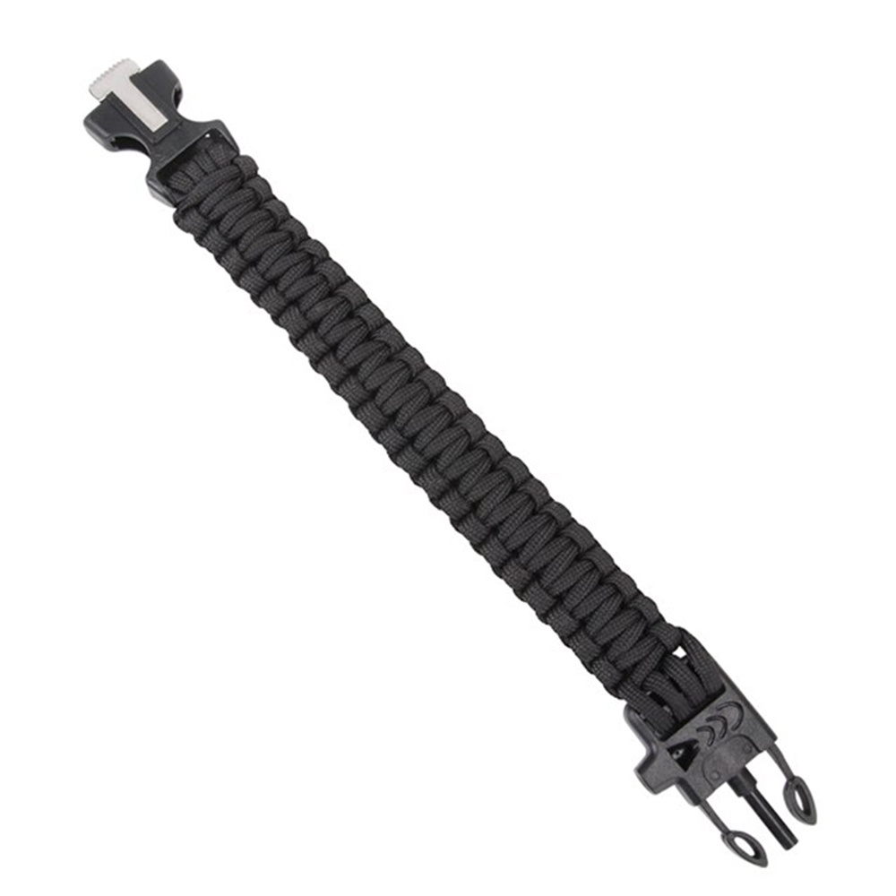 Tactical Wild Survilval Sling Umbrella Rope Plastic Buckle High-decible Whistle for Outdoor Traveling Wrist Tactical Rope