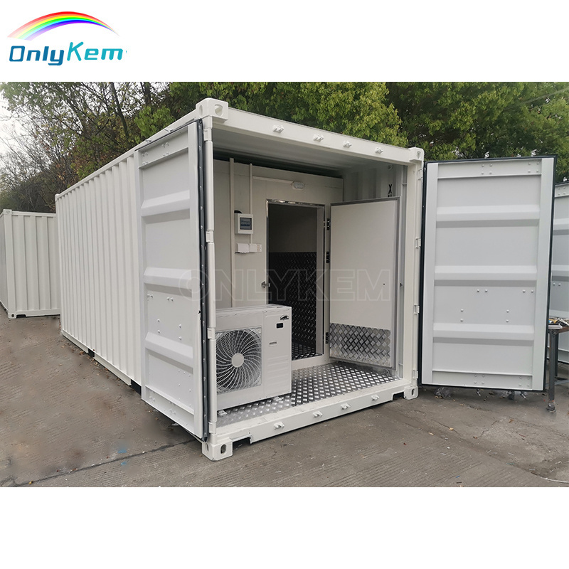 20FT 40HQ Walk in Freezer Movable Cold Storage Container Solar Powered Cold Room