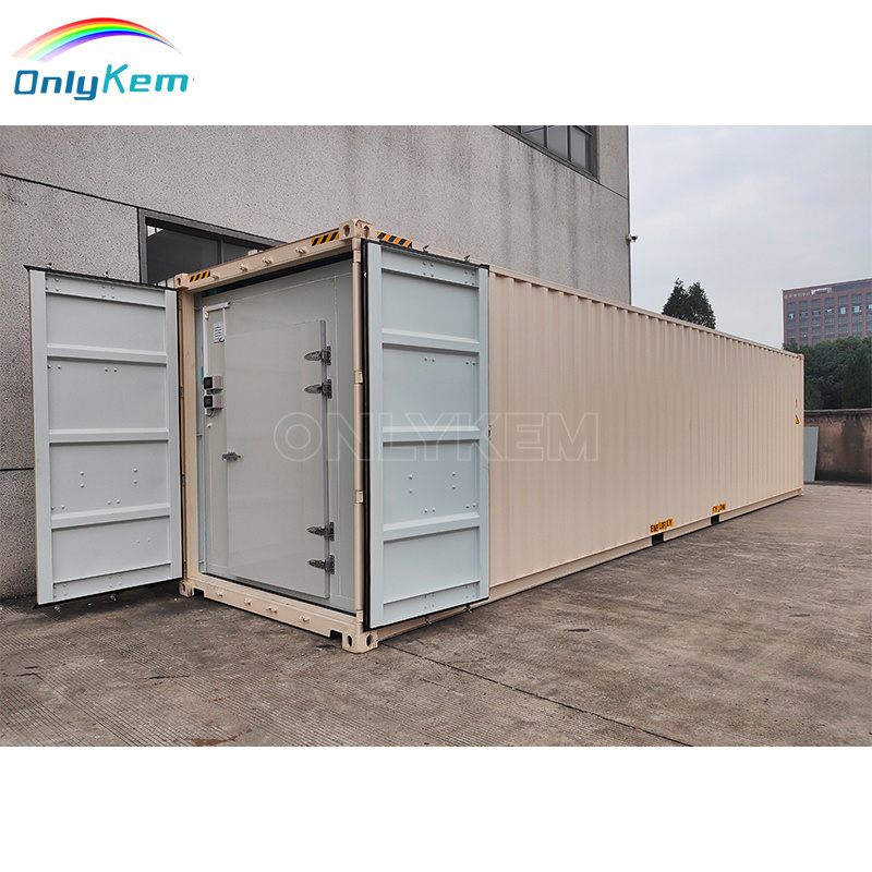 20FT 40HQ Walk in Freezer Movable Cold Storage Container Solar Powered Cold Room