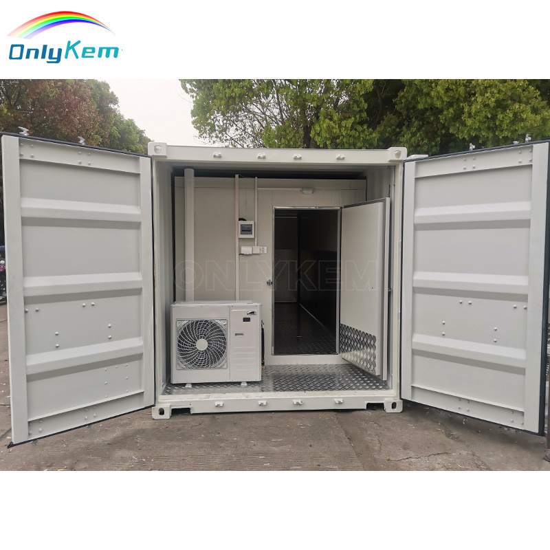 20FT 40HQ Walk in Freezer Movable Cold Storage Container Solar Powered Cold Room