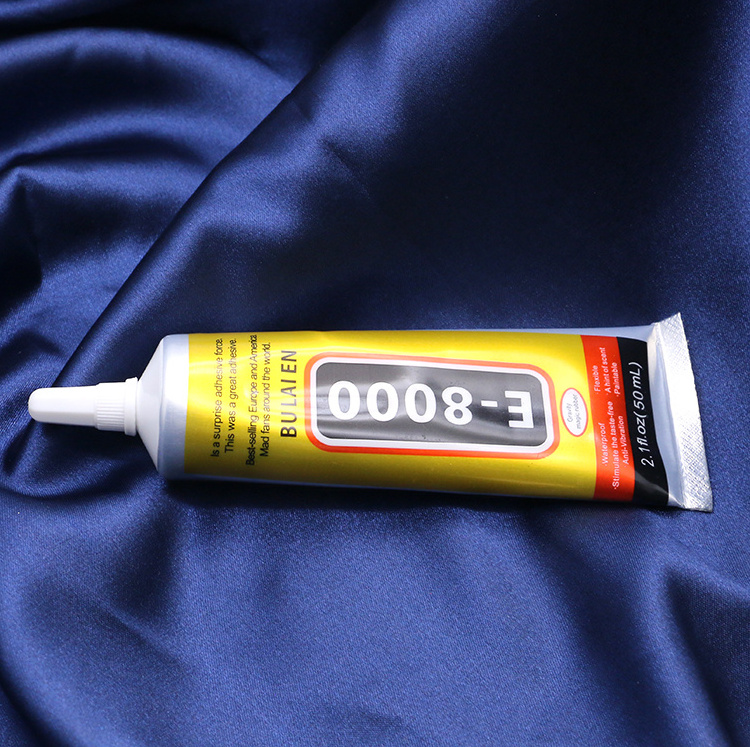 E8000 adhesives clothe leather jewelry point drill mobile phone screen frame repair  earphone sealant super glue