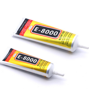 E8000 adhesives clothe leather jewelry point drill mobile phone screen frame repair  earphone sealant super glue