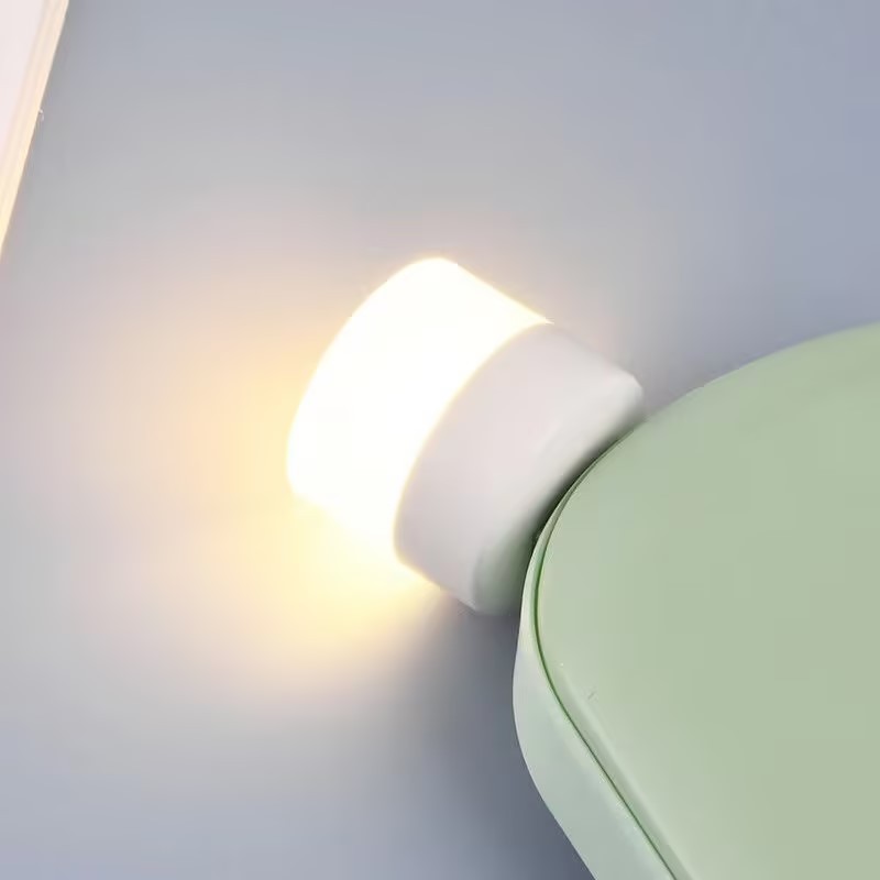 Factory wholesale Mini Portable USB Bulb White Warm Night Light Small LED Energy saving Bulb for Bedroom Sleeping