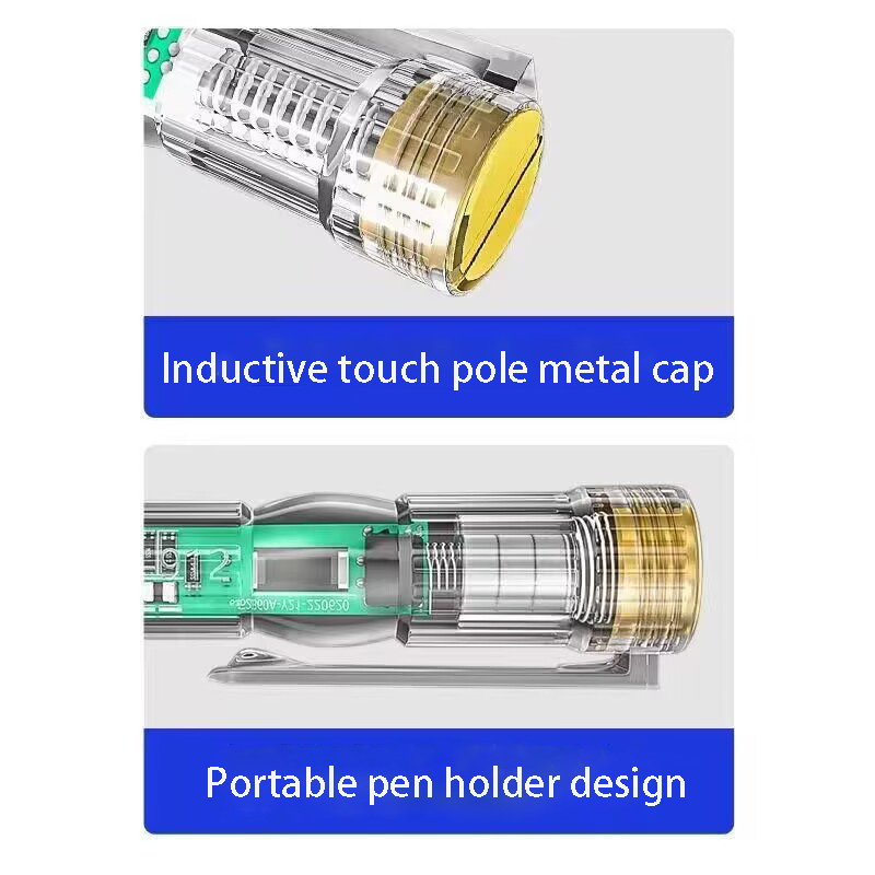 Electrician dedicated multifunctional testing pen dual lamp electronic induction pen