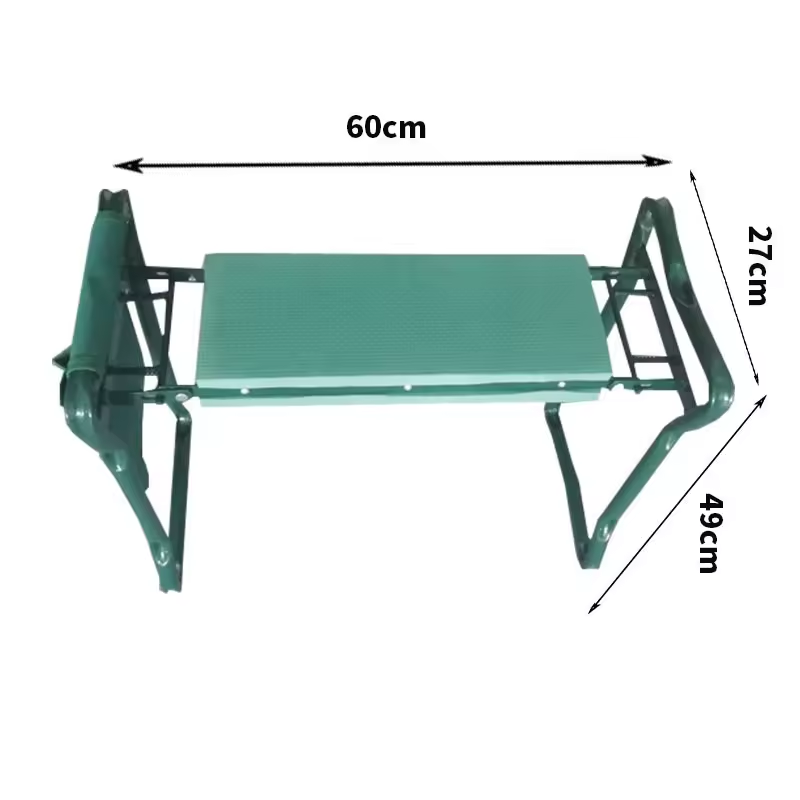 hot sale folding chair deep seat foldable garden kneeling pad chair bench seat stool garden kneeler with handles