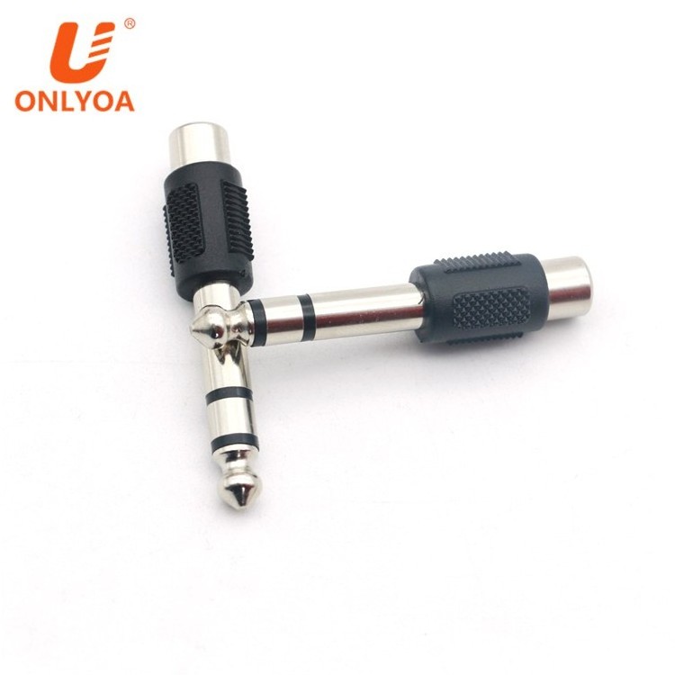 Audio jack Right angle 6.35mm 1/4  mono stereo plug audio adapter single plug stereo Audio Plug phone connector