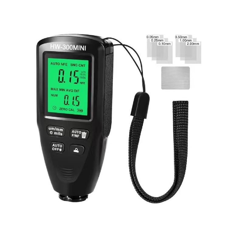 wholesale  HW300-MINI 0-2000UM Paint Film Metallic Thickness Tester Paint Tools Digital Car Coating Thickness Gauge