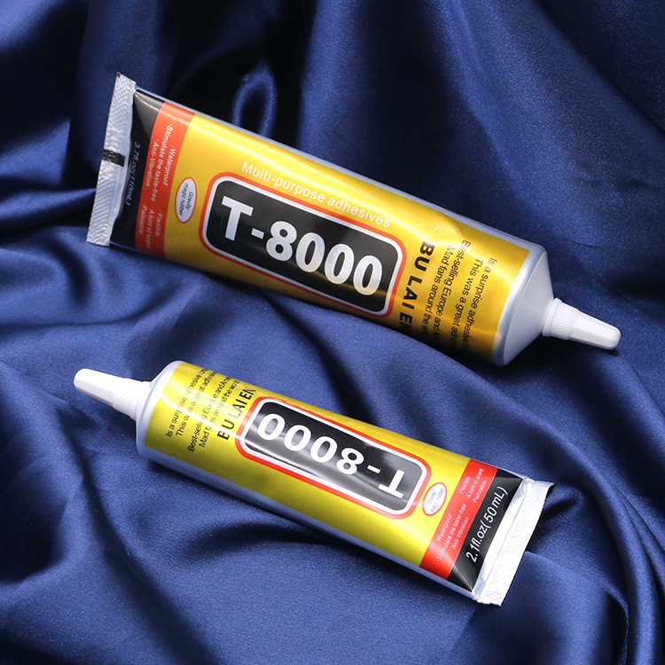 50ml  T8000 Earphone Sealant Super Glue Adhesives Clothe Leather Jewelry Point Drill Mobile Phone Screen Frame Repair