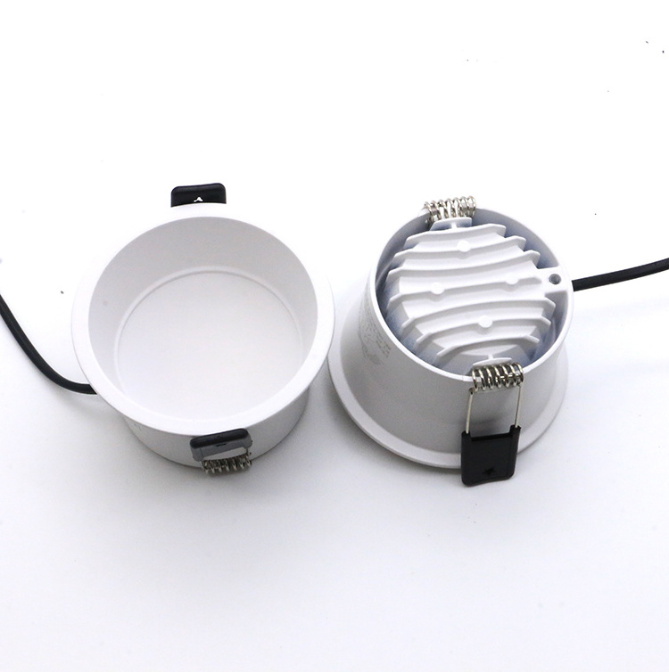 2023 Hot selling Recessed LED Downlight High Quality Aluminum Office 5 7 10 16 24 W Lighting and Circuitry Design