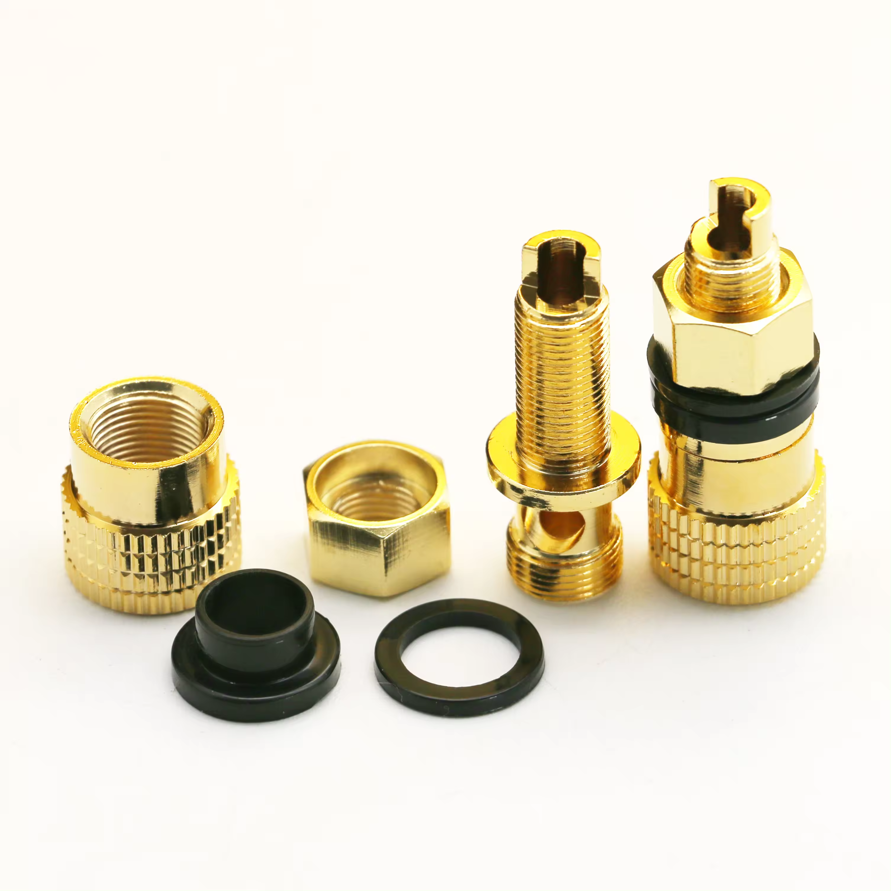 Factory outlet M8 Copper Gold-plated Lithium Battery Banana Connector Post Terminal