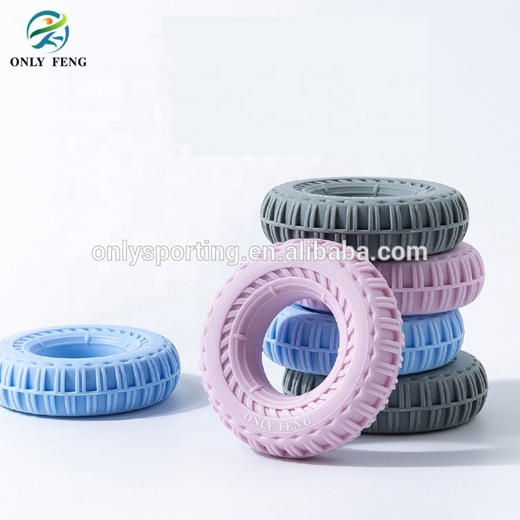 Silicone rubber hand grip ring, hand grip strengthener fitness product