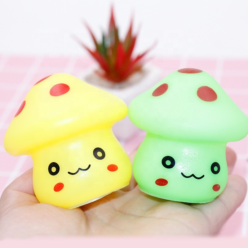 Mskwee Mini Cute Mushroom Lamp Small Color Changing LED Kids Gift Mushroom Night Light for Children