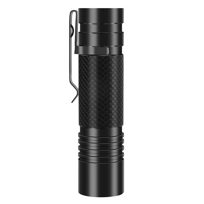 Mini Pocket LED Flashlight IPX4 Waterproof Rechargeable Flashlights Powerful EDC Flash Lights with 5 Light Modes Gifts for Men