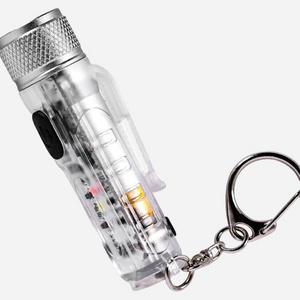 Mini Keychain Flashlight TYPE-C Fast Charging Multi-function IP66 Waterproof Fluorescent Magnetic Warning Camping Flashlight