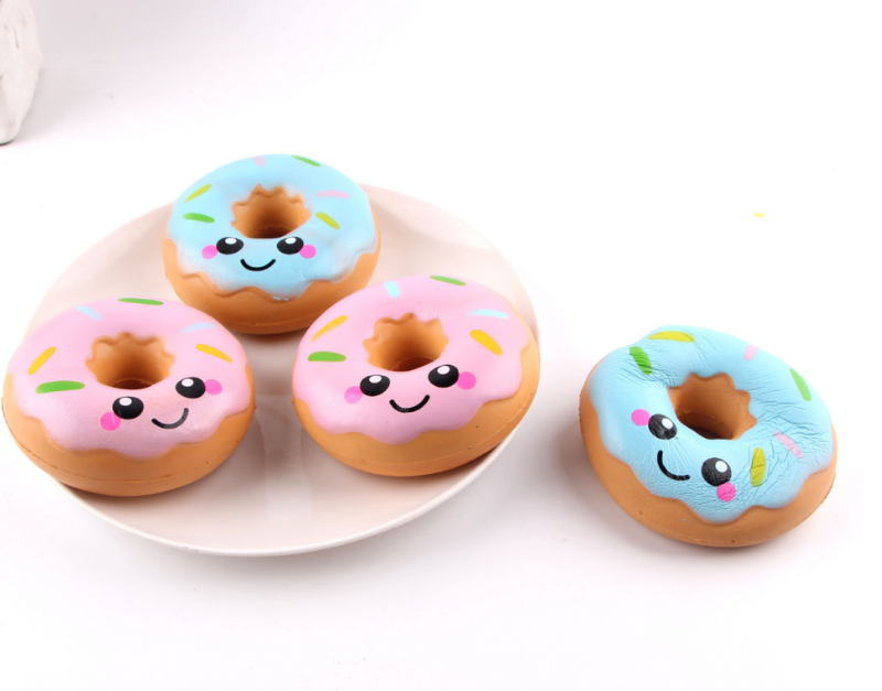 Mskwee Sweet Donut Slow Rising Doughnut Squishy Dessert Squishy Toy 2018 New Model Toy Kawaii Doughnut Kids Gift Toy Anti-stress