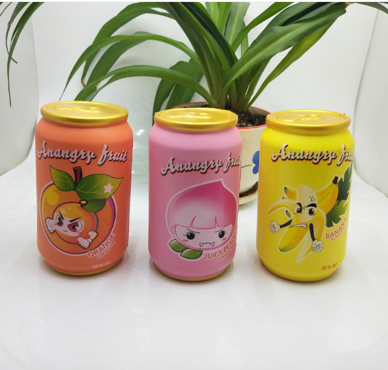 Mskwee kawaii Squishy fruits cans fun Soft Slow Rising stress reliever jumbo Squishes PU Cute Antistress Squeeze toys kids