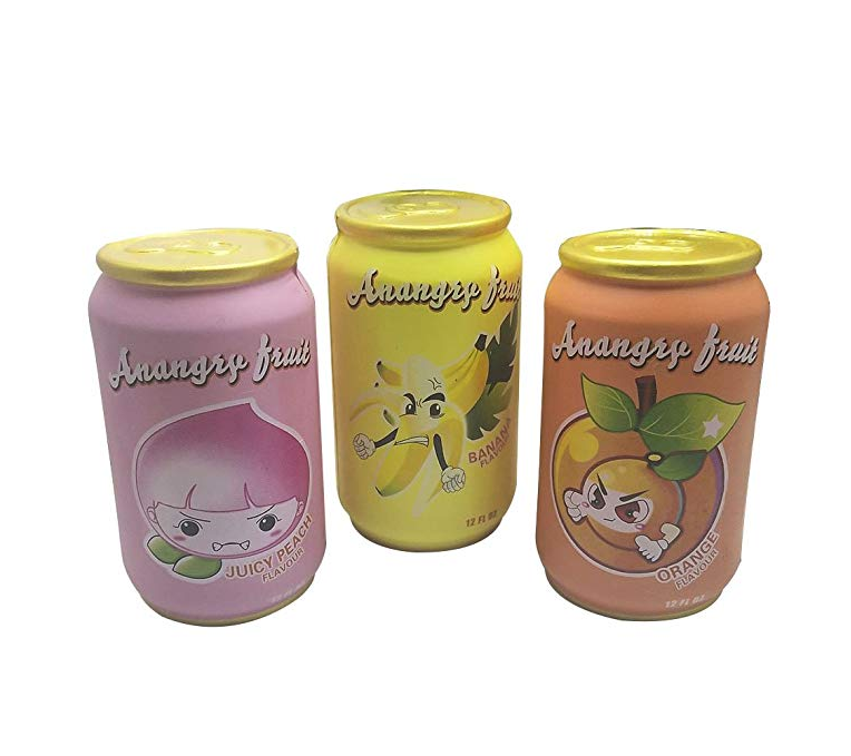 Mskwee kawaii Squishy fruits cans fun Soft Slow Rising stress reliever jumbo Squishes PU Cute Antistress Squeeze toys kids