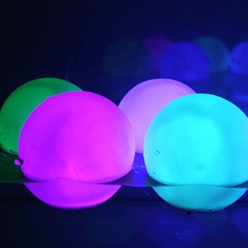 Custom Pool Toys 40cm/60cm Light Up Balls Multicolor  Garden Floating Luminous LED Lights Ball Remote Control LED Beach Ball