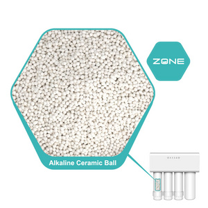 Zone 3rd generation bio alkaline water media ceramic balls for domestic filter cartridge