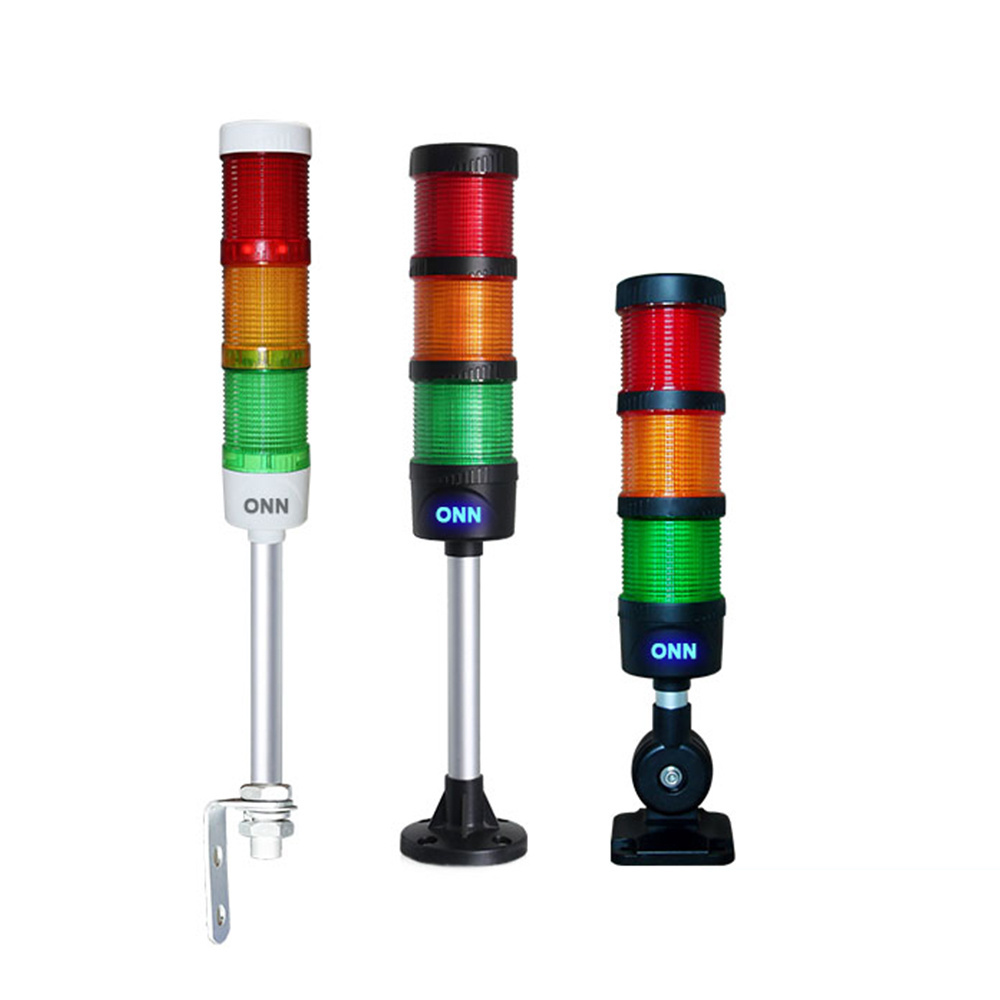 ONN-M4 series LED stack light tower light tri-color 12V signal tower light CE/FCC used for CNC machine industrial