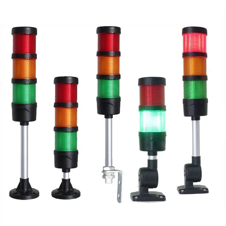 Signal light tower hot selling led warning lights for machines  220V 12V/24V led signal tower light logo Customization