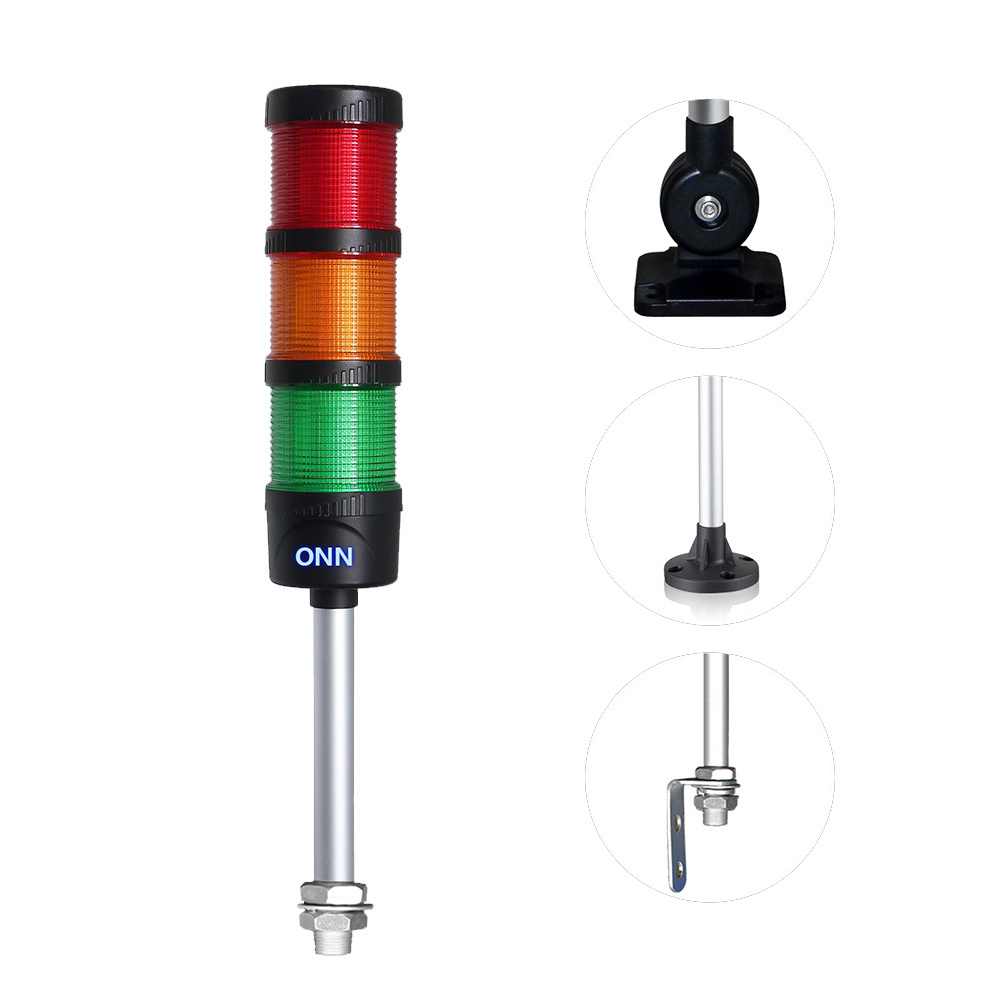 Signal light tower hot selling led warning lights for machines  220V 12V/24V led signal tower light logo Customization