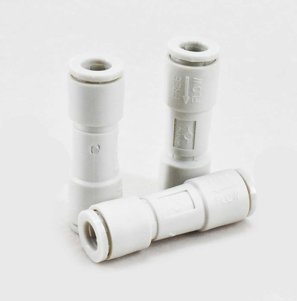 4MM 10MM 6MM 8MM AKH high quality Pneumatic Plastic Swing Small Mini One Way Non Return Air Check Valve Air Pipe One-way Valve