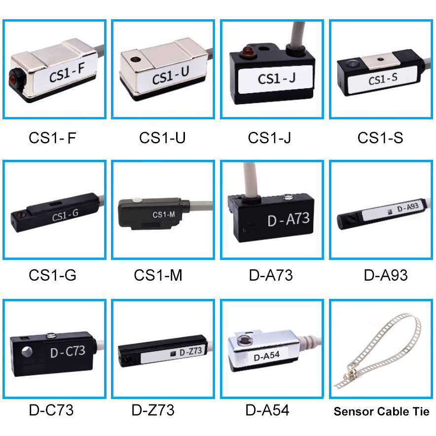 Magnetic Reed Switch Pneumatic Cylinder Magnetic Switch Sensor for Pneumatic Cylinders