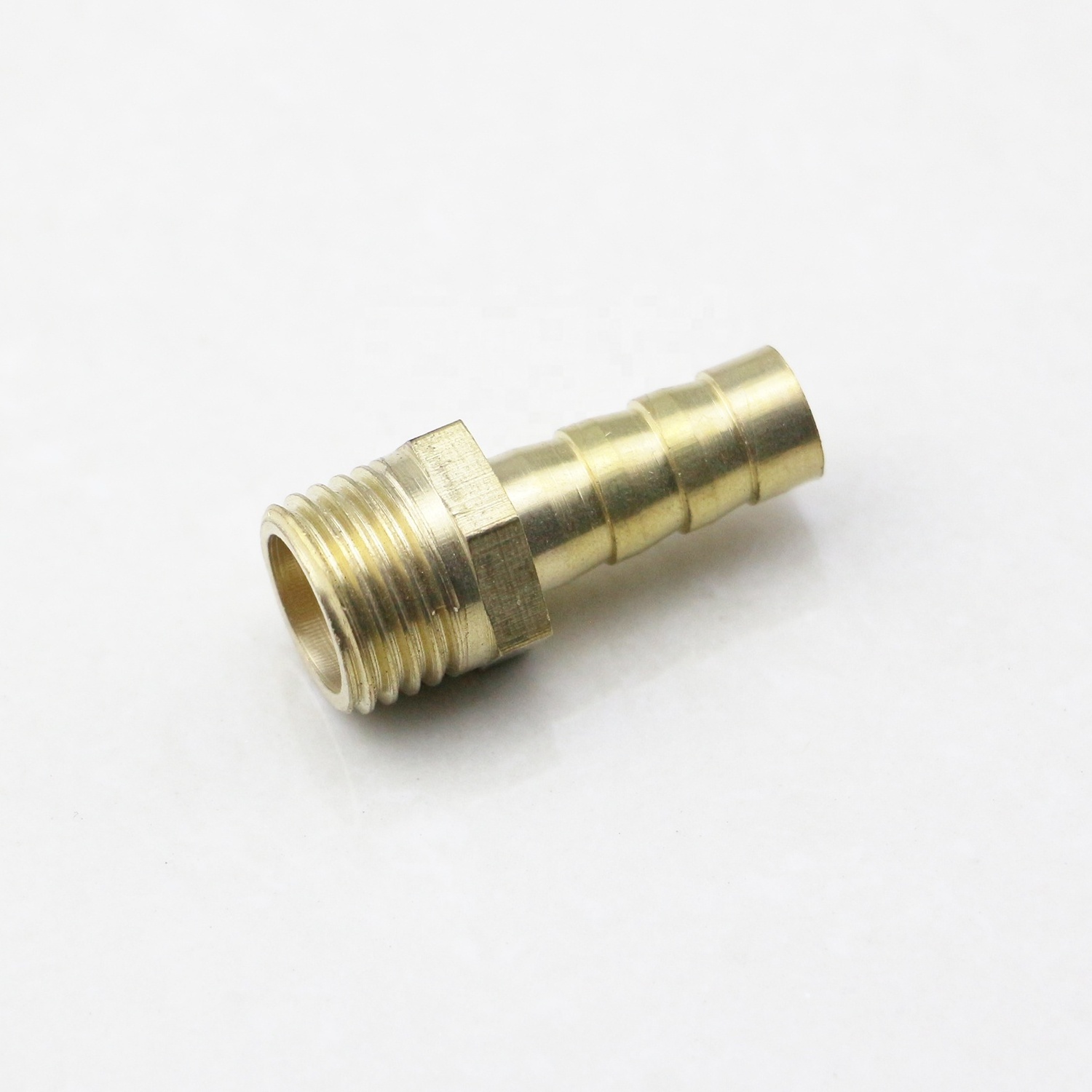 Gas Pagoda Adapter Compression Barb Coupler Pipe One Touch Air Connector Water Tube Fittings Pipe Brass Nipple Fittings