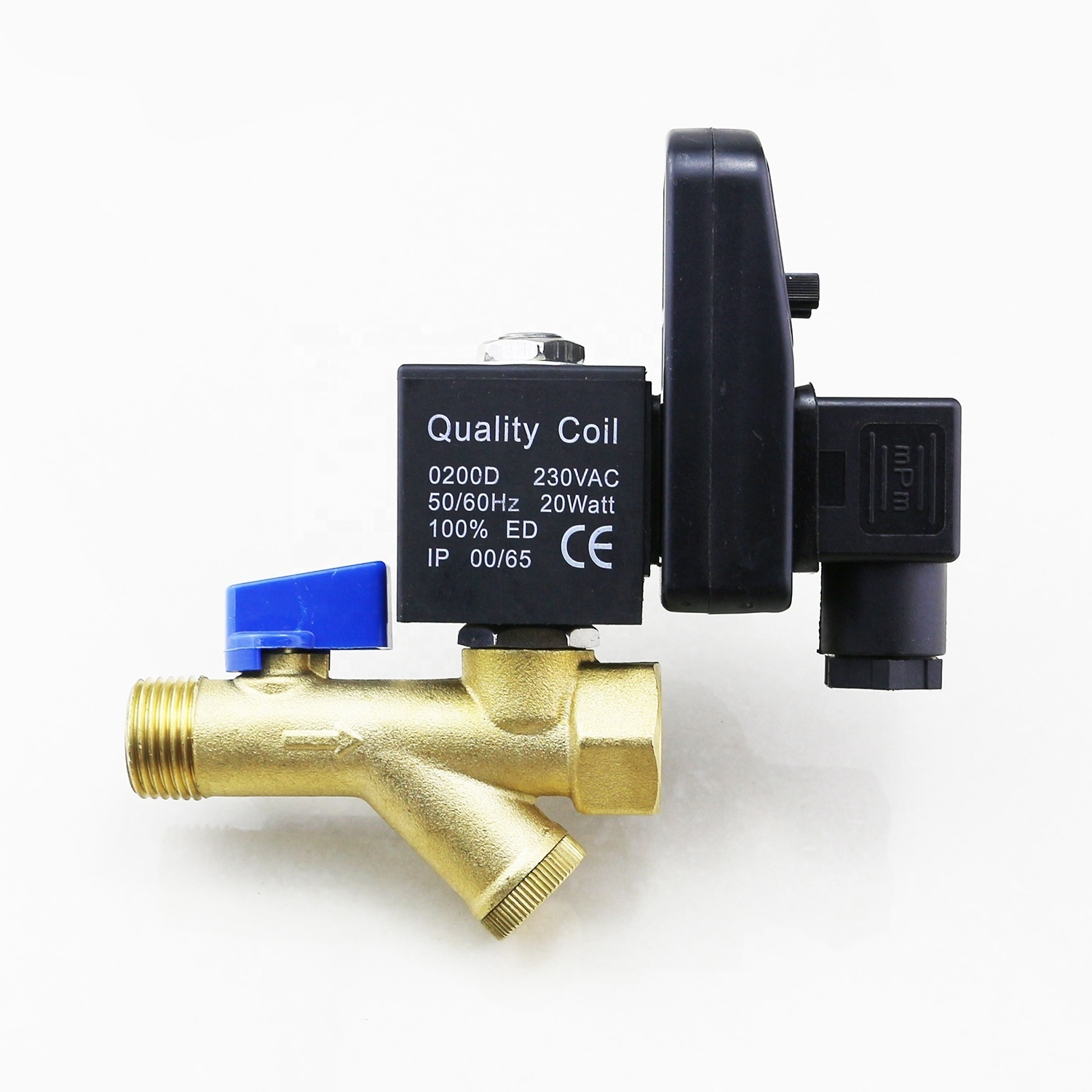 OPT-B 220V 24V Air Compressor Electronic Drain Water Mechanical Drain Valve Timer Pneumatic Solenoid Valves Timer Drain Valve