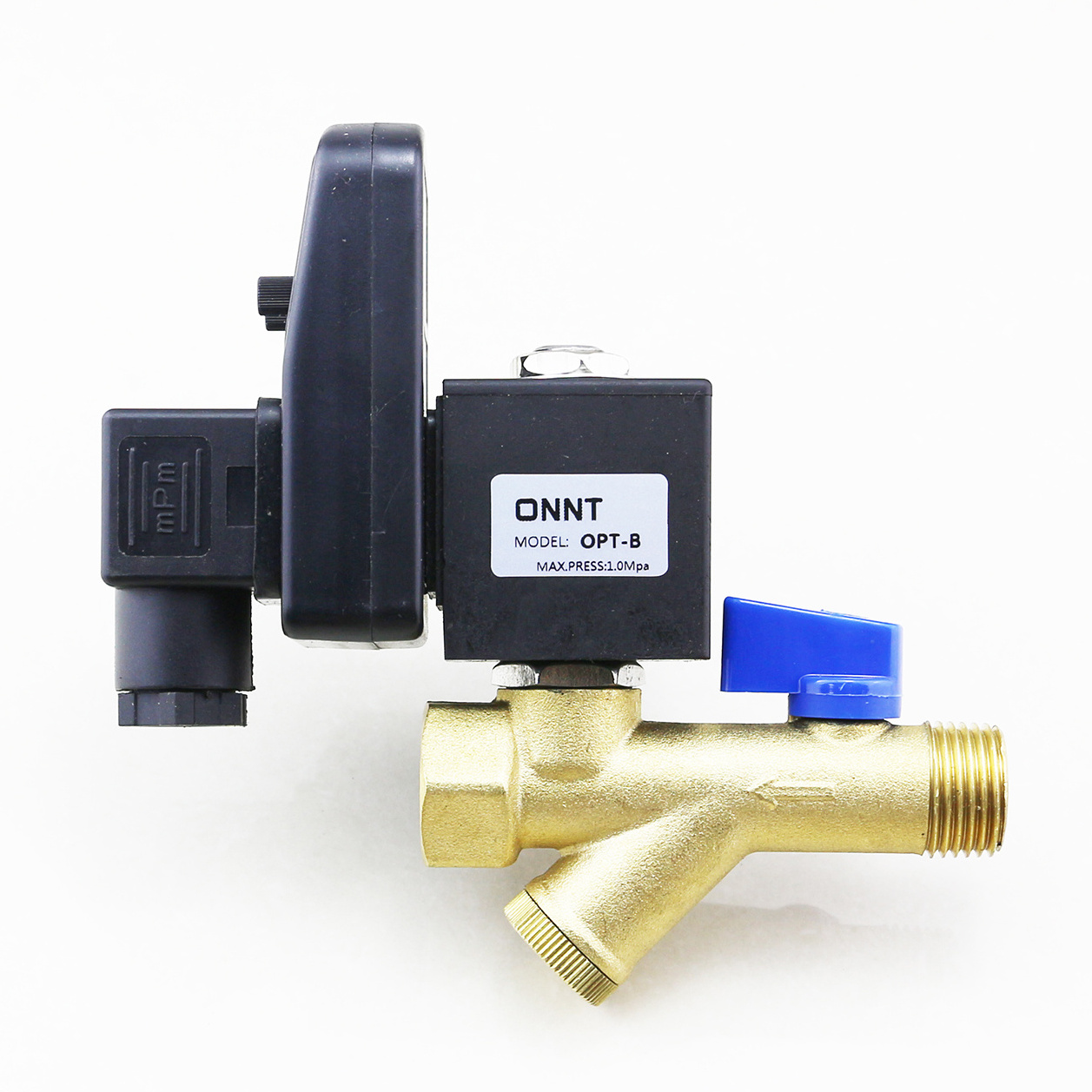 OPT-B 220V 24V Air Compressor Electronic Drain Water Mechanical Drain Valve Timer Pneumatic Solenoid Valves Timer Drain Valve