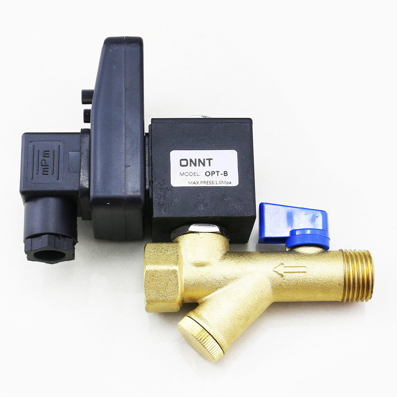 OPT-B 220V 24V Air Compressor Electronic Drain Water Mechanical Drain Valve Timer Pneumatic Solenoid Valves Timer Drain Valve