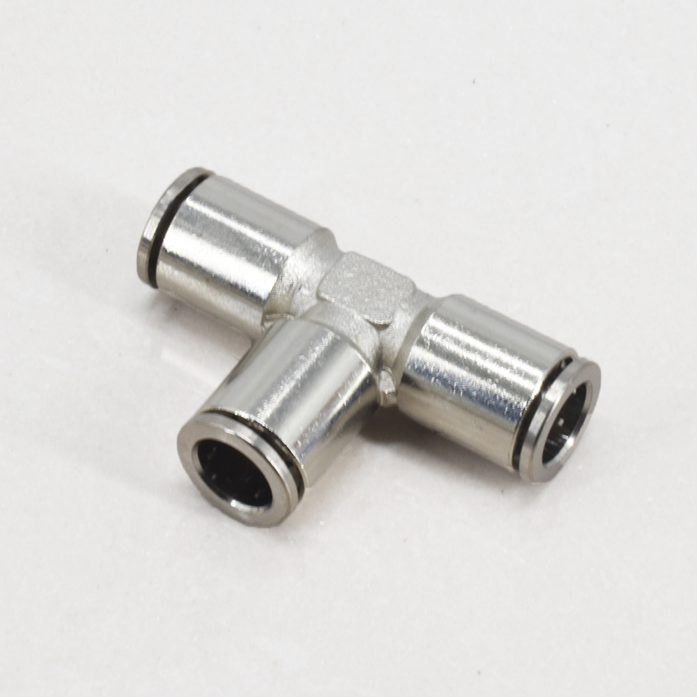 Stainless Steel Pneumatic Hose Fitting For Water Pneumatic Push in Fittings  Air Hose Connector Fittings Metal