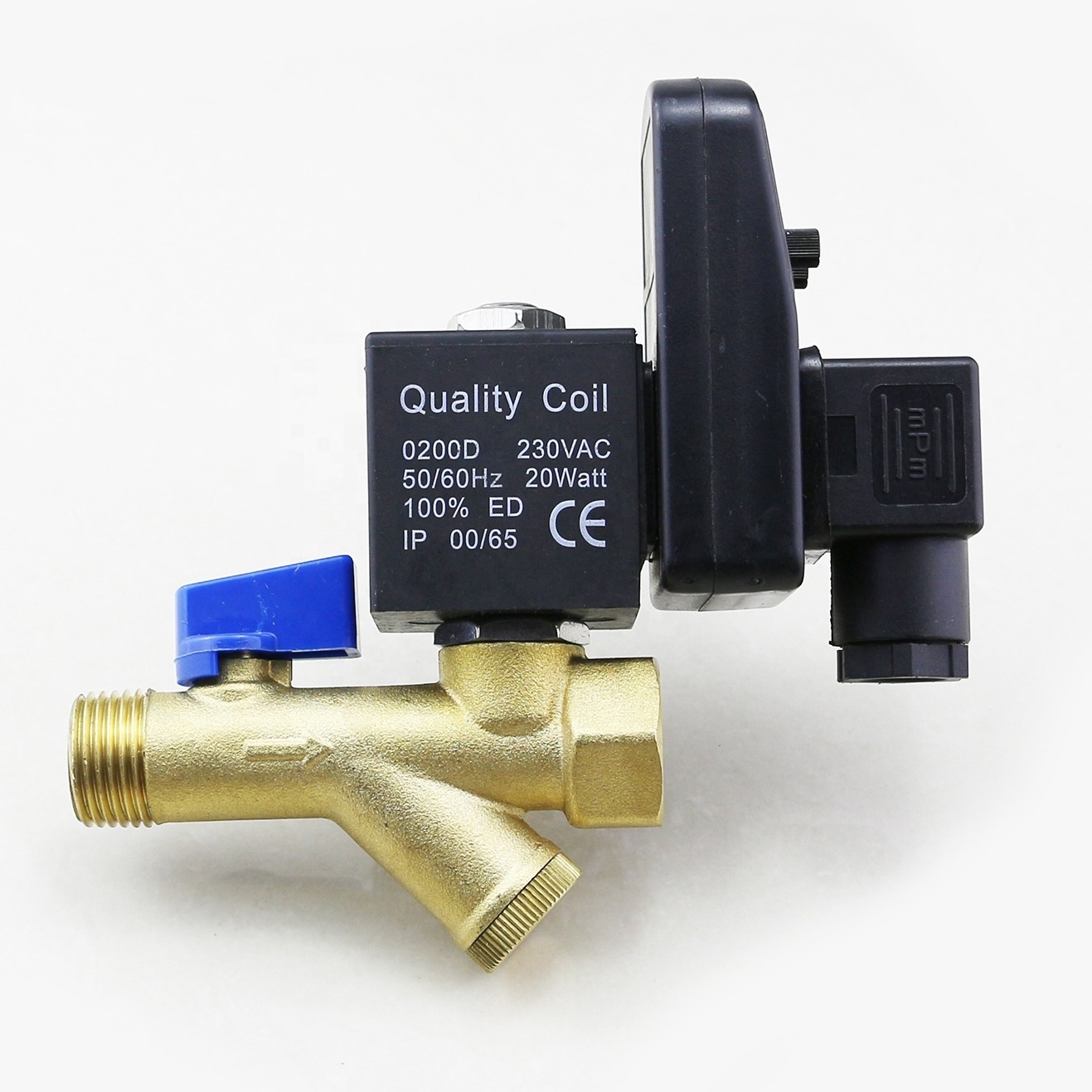 CS-728A / OPT-B Timed Air Compressor Automatic Brass Water Mechanical Solenoid Pneumatic Timer Drain Valve