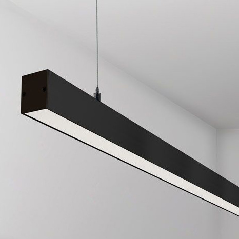 Factory direct LED linear profile light suspended pendant aluminum light fixture for office