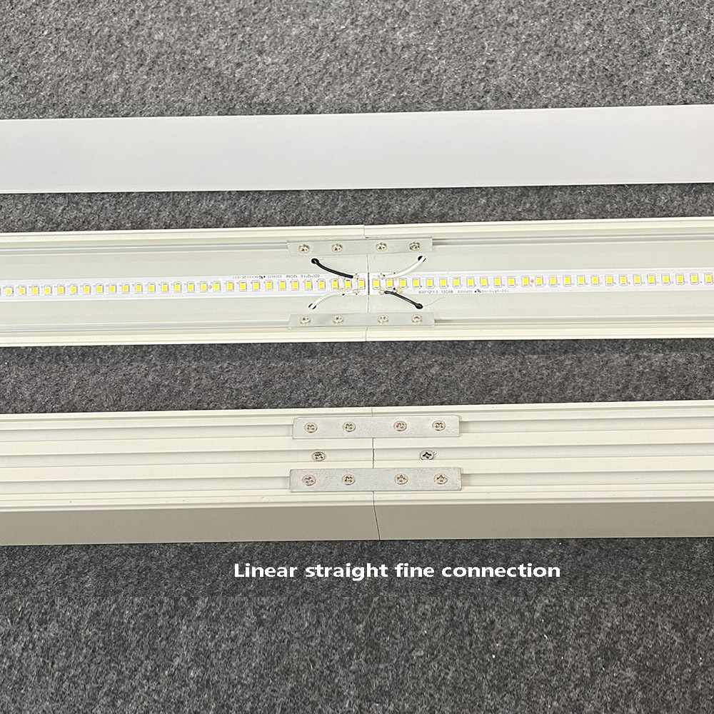 Commercial 5ft hanging LED linear light seamless splicing pendant profile light fixture