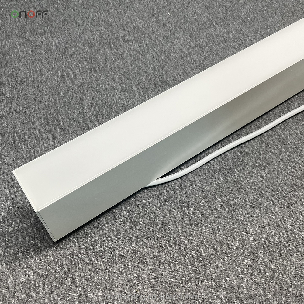 Factory direct LED linear profile light suspended pendant aluminum light fixture for office