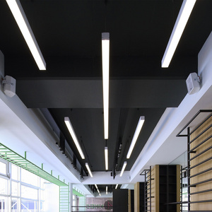 100lm/w 5cm wide suspended led linear profile light hanging linear led light fixture