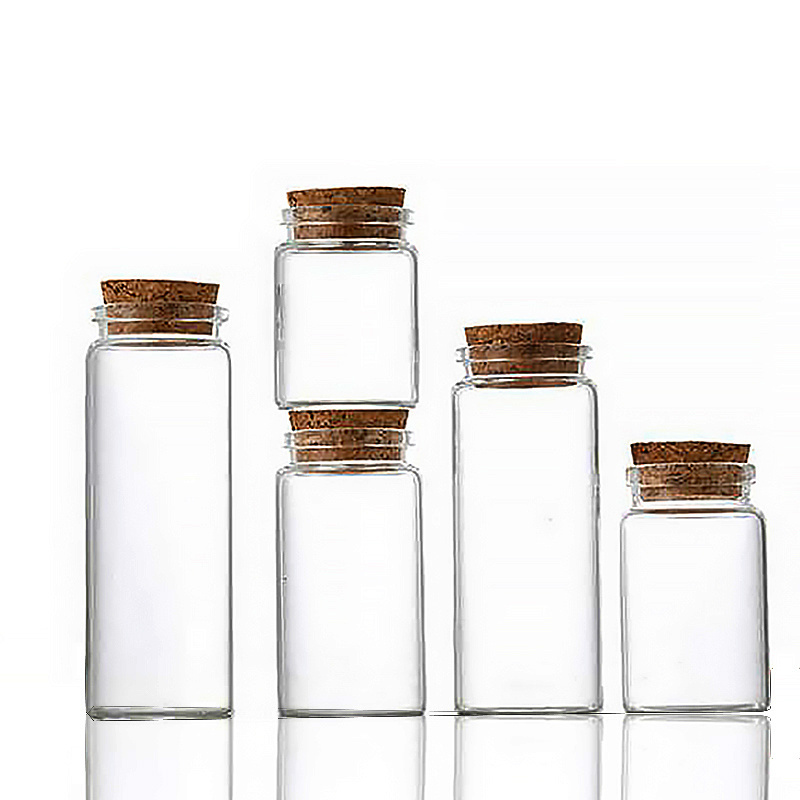 30mm diameter Glass Drifting bottle with wooden Cork Lids Potion bottles Glass Jars Wishing bottles for Wedding favors