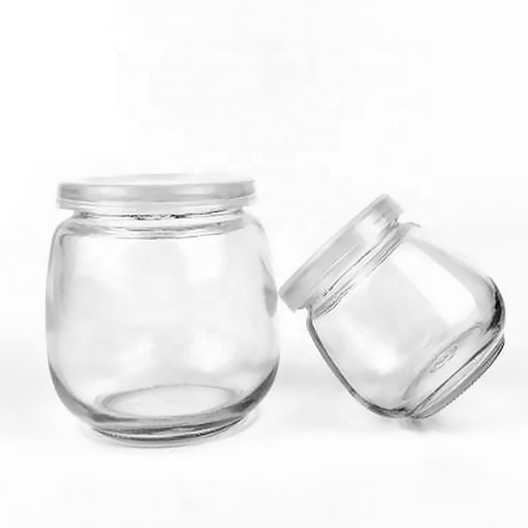 7oz 10oz Yogurt Glass jars with Cork Lids Glass Pudding jars Glass Containers with Lids Mason Jar Wedding Favors Honey Pot