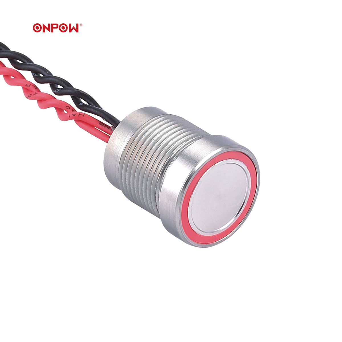 ONPOW Metal IP68 IP69K 16mm momentary waterproof illuminated piezo switches piezoelectric switches